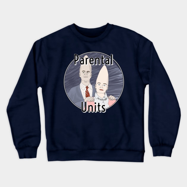 Parental units Crewneck Sweatshirt by AndrewValdezVisuals